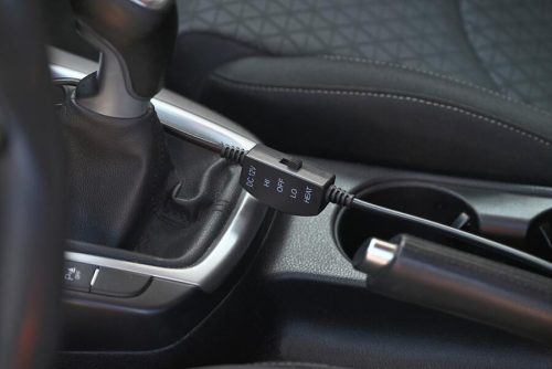 Compass SCALE fűthető üléshuzat termosztáttal 12V – Fekete