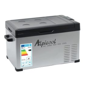   Compass Alpicool kompresszoros autós hűtőláda 30l 230/24/12V -20°C SZÜRKE APP