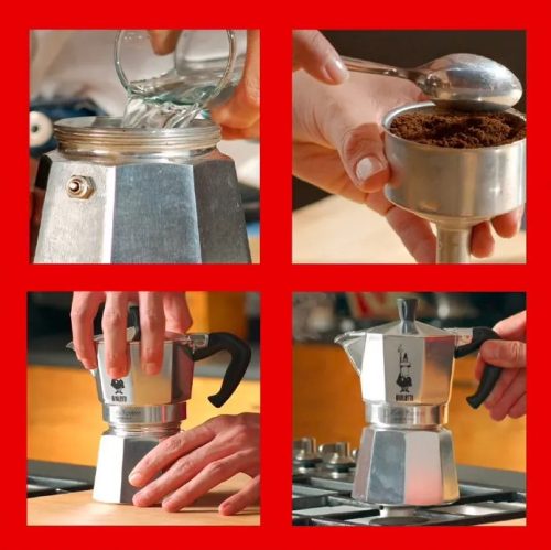 Bialetti Moka Express kotyogós kávéfőző, 1 adag