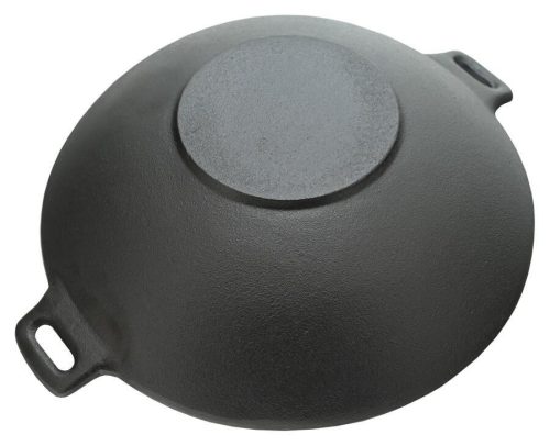 Cattara Grill serpenyő WOK öntöttvas 31cm