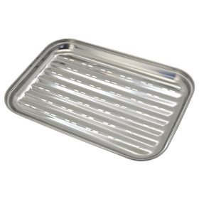 Cattara Rozsdamentes acél grilltálca 34 x 24 cm