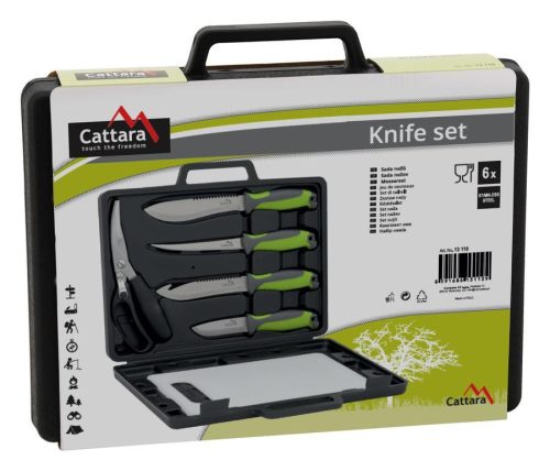 Cattara Grillezőkés készlet 4+1+1