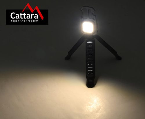 Cattara COB 600lm-es MULTIPOD zseblámpa állvánnyal