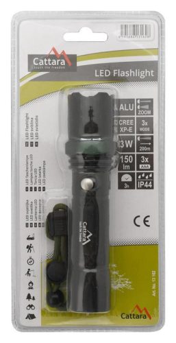 Cattara LED zseblámpa 150lm ZOOM 3 funkciós