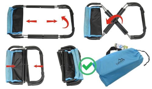 Cattara Összecsukható kempingszék FOLDI MAX