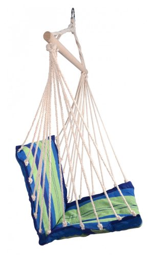 Cattara Függőágy szék 95x50cm kék-zöld