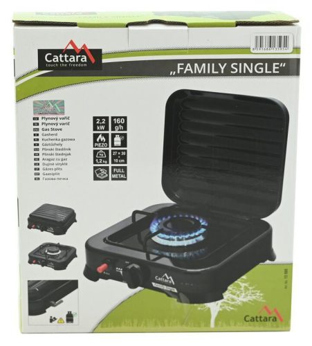 Cattara Traveller FAMILY SINGLE gáztűzhely