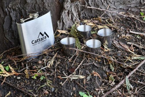 Cattara Flaska 4 pohárral 175 ml