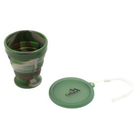 Cattara Szilikon összecsukható csésze ARMY 200ml