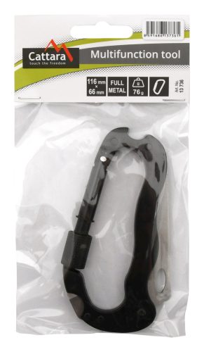 Cattara Többfunkciós teljesen fém karabiner 5 az 1-ben