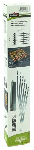 Cattara Barbecue nyárs készlet nagy, 43cm, 6db