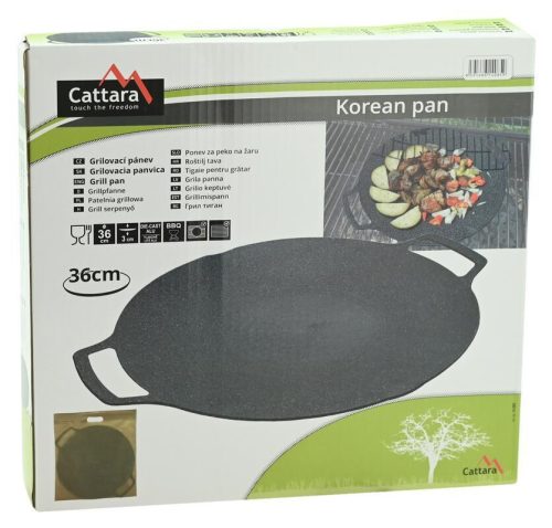 Cattara Koreai grillserpenyő, ALU ötvözet, 36 cm