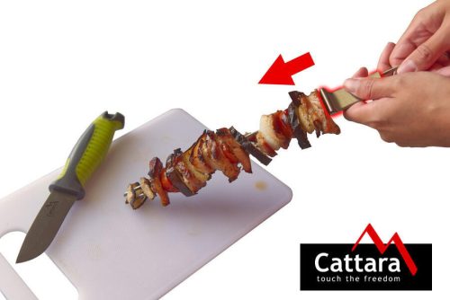 Cattara Dupla grill nyárs, 32 cm, 2 db