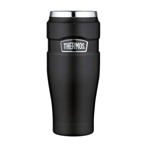 THERMOS Csöpögésmentes termobögre - matt fekete 470 ml