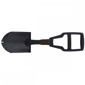   MFH USA összecsukható ásó, műanyag markolat, 3 részes, fekete