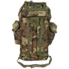MFH BW katonai hátizsák, 65 l, alumínium megerősítés woodland álcaminta