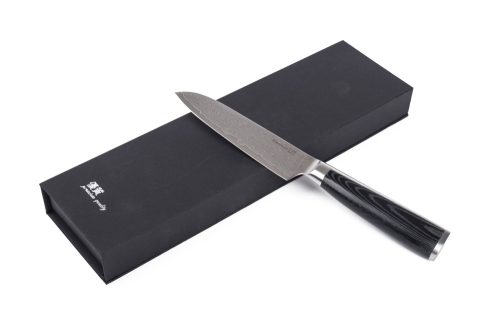 G21 Damascus Premium Santoku kés, 13 cm