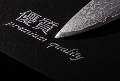 G21 Damascus Premium Santoku kés, 13 cm