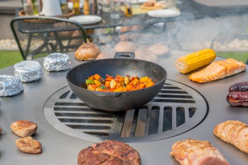 G21 wok grill öntöttvas serpenyő 24 cm