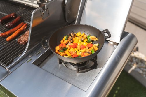 G21 wok grill öntöttvas serpenyő 24 cm