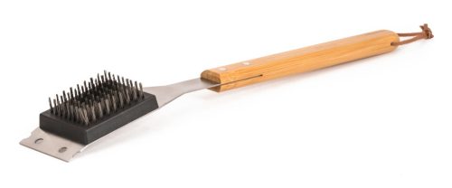 G21 tisztítókefe fa nyéllel grillezőeszköz 