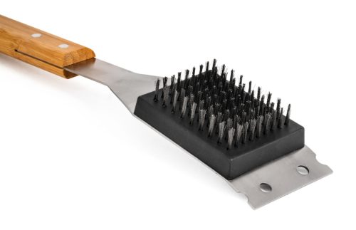G21 tisztítókefe fa nyéllel grillezőeszköz 