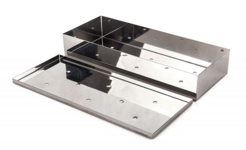 G21 grill segédeszköz, füstölő doboz, rozsdamentes acél