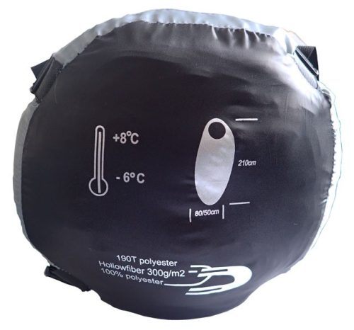 Acra 210 x 80/55 cm hálózsák, múmia