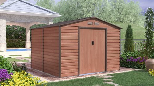 G21 GAH 706 kerti tároló 277 x 255 cm, barna