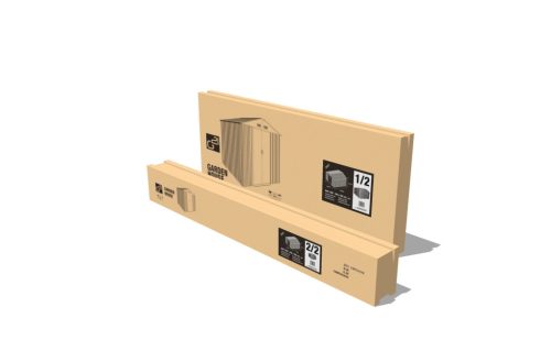 G21 GAH 884 kerti fém tároló - 277 x 319 cm, zöld