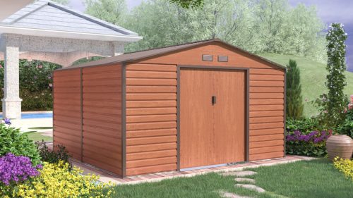 G21 GAH 1085 kerti tároló 340 x 319 cm, barna