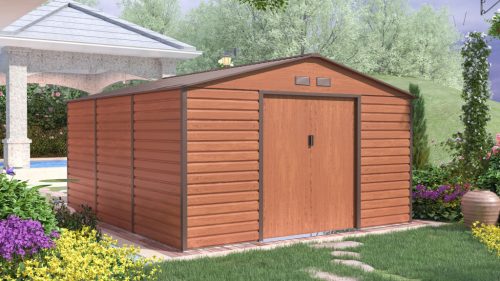 G21 GAH 1300 kerti tároló 340 x 382 cm, barna