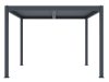 Bioklimatikus pergola G21 Austin 3×3 m, antracit színű alumínium