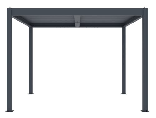 Bioklimatikus pergola G21 Austin 3×3 m, antracit színű alumínium