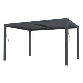 Bioklimatikus pergola G21 Austin 4x3 m, antracit, alumínium