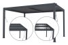 Bioklimatikus pergola G21 Austin 4x3 m, antracit, alumínium