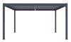 Bioklimatikus pergola G21 Austin 4x4 m, antracit színű alumínium