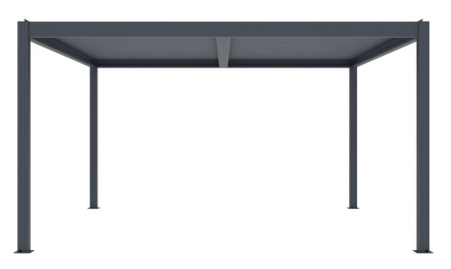Bioklimatikus pergola G21 Austin 4x4 m, antracit színű alumínium
