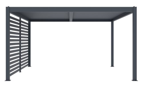 Bioklimatikus pergolához G21 fix lamellás oldalfal 3,7x2,2 m pergola Austinhoz