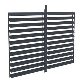   Bioklimatikus pergolához G21 forgatható lamellás oldalfal 2,8x2,2 m pergola Austinhoz