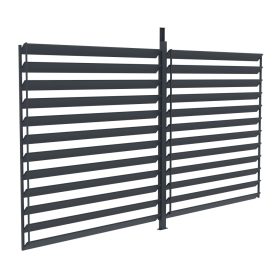   Bioklimatikus pergola G21 forgatható lamellás oldalfal 3,7x2,2 m pergola Austinhoz