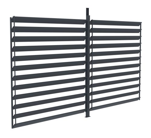 Bioklimatikus pergola G21 forgatható lamellás oldalfal 3,7x2,2 m pergola Austinhoz