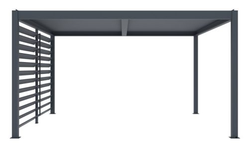 Bioklimatikus pergola G21 forgatható lamellás oldalfal 3,7x2,2 m pergola Austinhoz