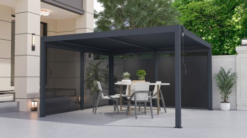 Bioklimatikus pergolához G21 oldalsó napellenző 3,7x2 m Austin pergolához