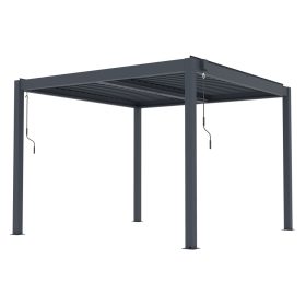   G21 Austin Premium 3x3 m bioklimatikus pergola, antracit alumínium