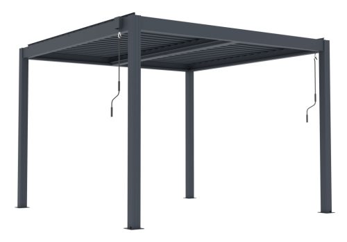 G21 Austin Premium 3x3 m bioklimatikus pergola, antracit alumínium