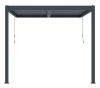 G21 Trenton 3x3 m bioklimatikus pergola, antracit alumínium