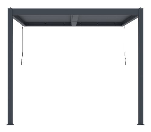 G21 Trenton 3x3 m bioklimatikus pergola, antracit alumínium