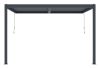 G21 Trenton 4x3 m bioklimatikus pergola, antracit alumínium