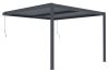 G21 Trenton 4x4 m bioklimatikus pergola, antracit alumínium